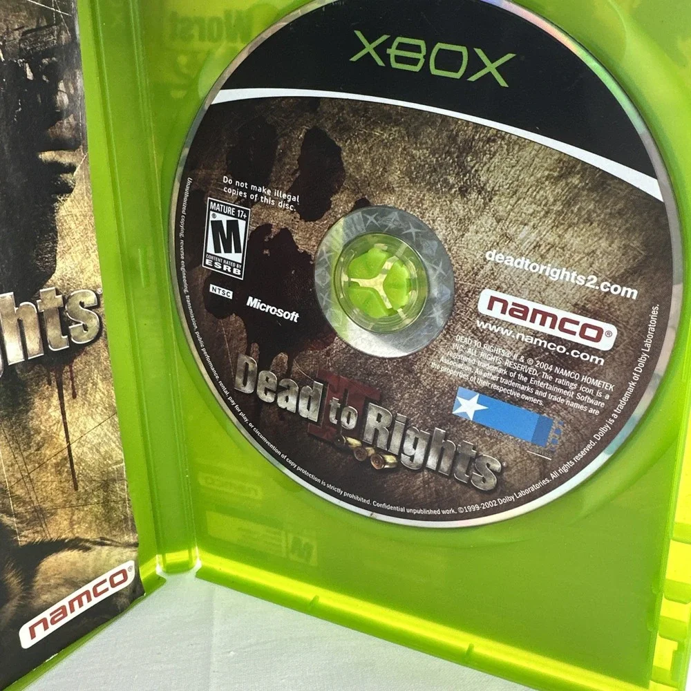Dead to Rights Original Xbox CIB Complete w/ Manual Tested NTSC-U/C 2002